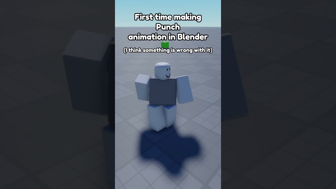 My First Punch Animation in Blender 🎬