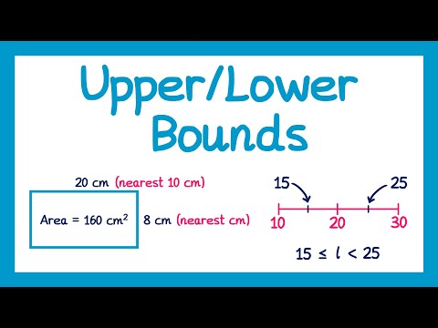 Upper and Lower Bounds - GCSE Higher Maths