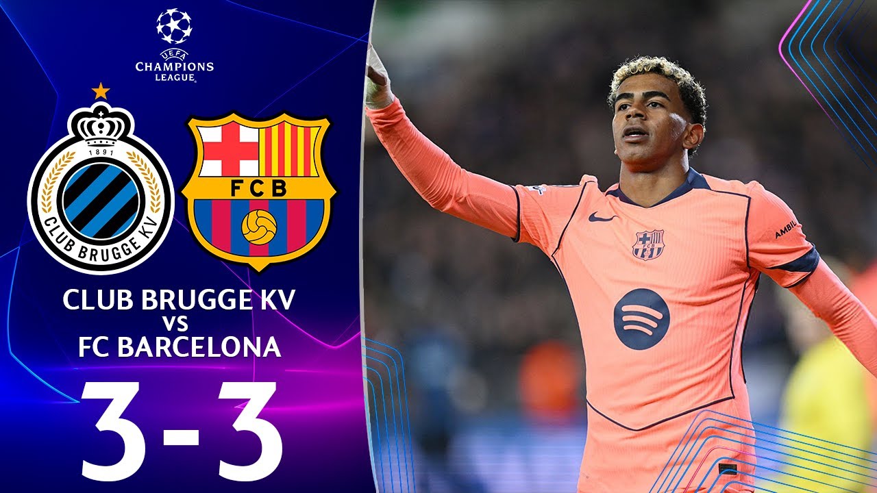 Club Bruges - Barcelone 3-3 : Analyse et Résumé | UEFA Ligue des Champions 2025