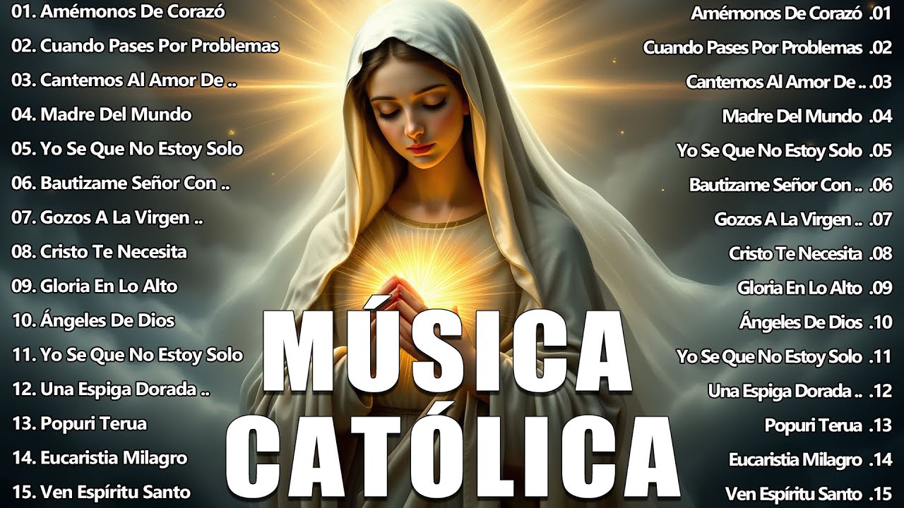 ALABANZAS CATÓLICAS QUE ALIVIAN EL ESTRÉS Y LA ANSIEDAD 🙏🏻🙏🏻TOP 100 MÚSICA CATÓLICA 2024
