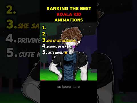 Ranking The Best Koala Kid Animation #99nightintheforest #koalakid #tweening #ranking #animation