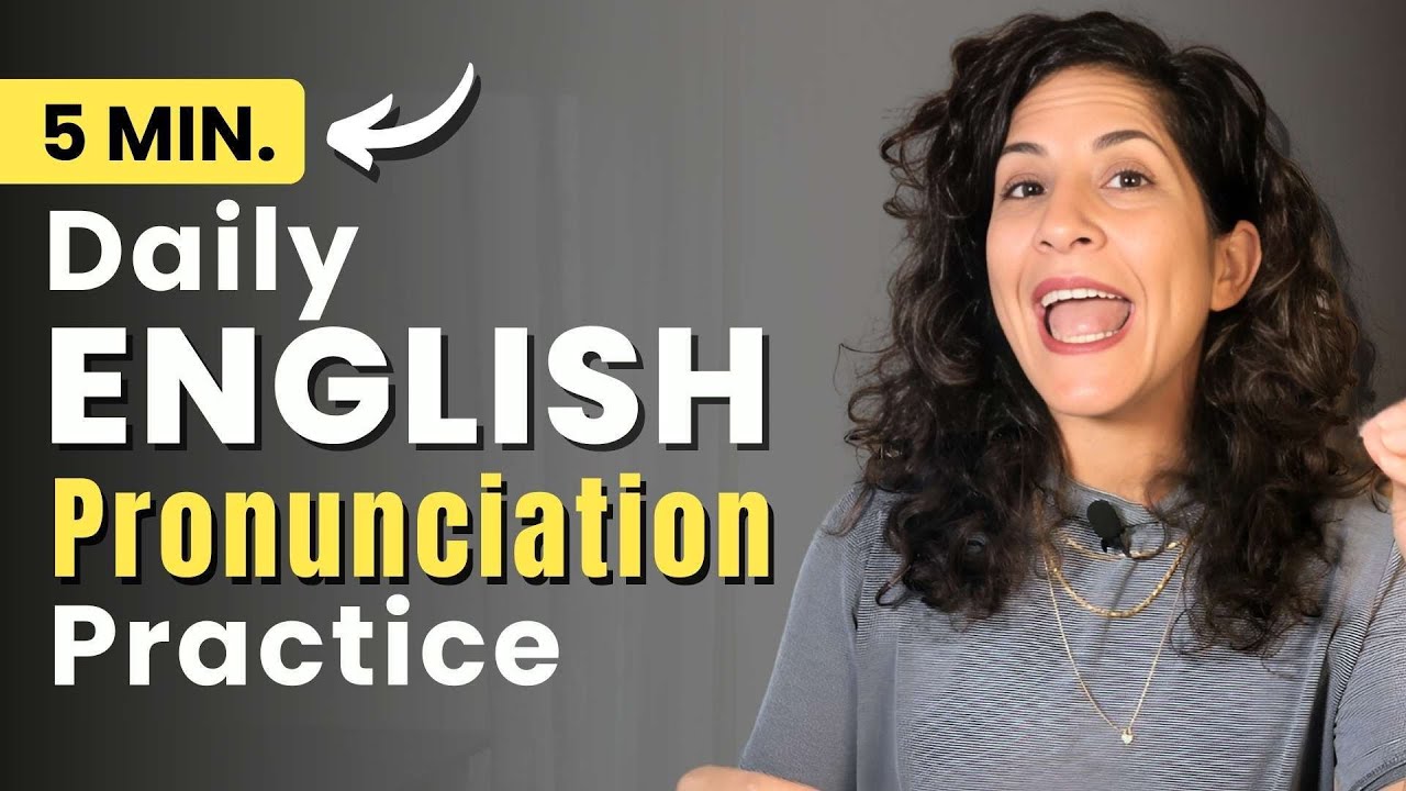 Quick Pronunciation Practice for Busy People (5 Minutes)