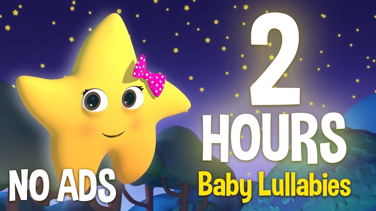 No Ads | Twinkle Twinkle Little Star | Calming Sensory Animation | Baby Lullabies for Sleep
