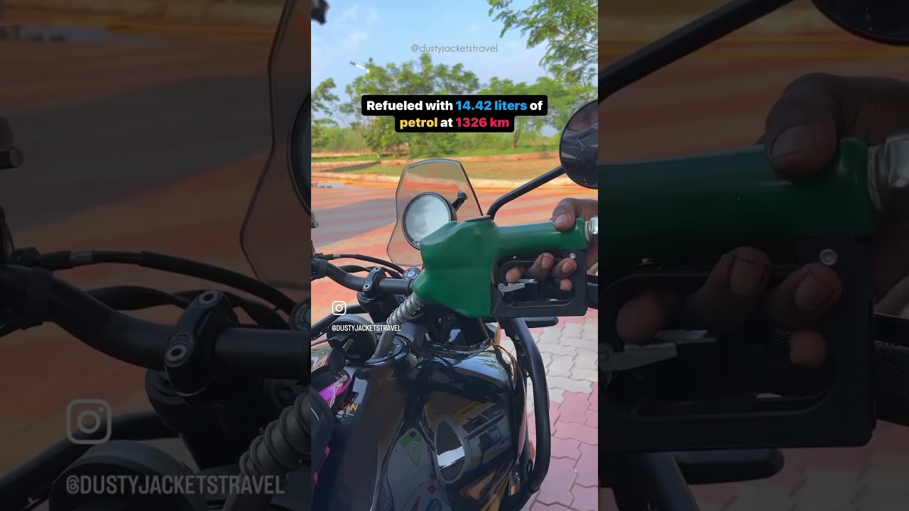 Royal Enfield Himalayan 450 Mileage Test in Performance Mode 🚵‍♂️