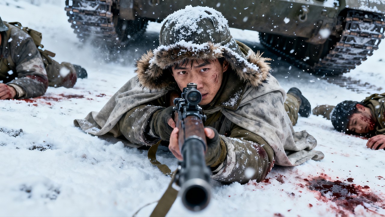 Epic War Thriller: Lone Soldier Takes Down Enemy Tanks with a Sniper Rifle 🎯