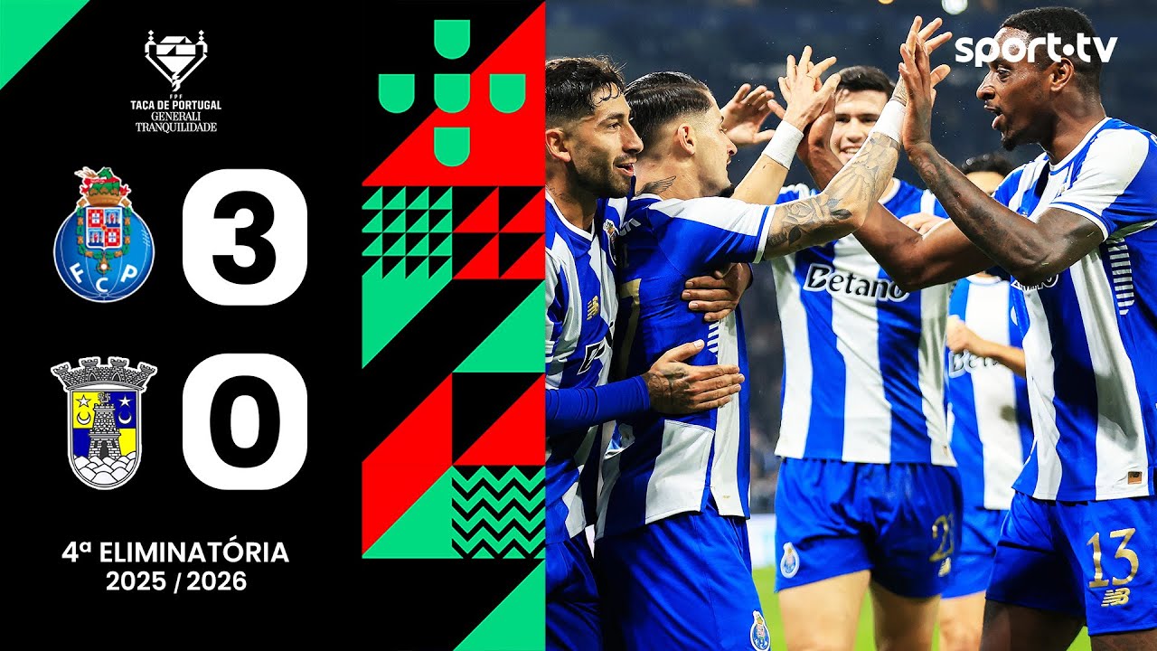 Resumo: FC Porto 3-0 Sintrense - Taça de Portugal | sport tv