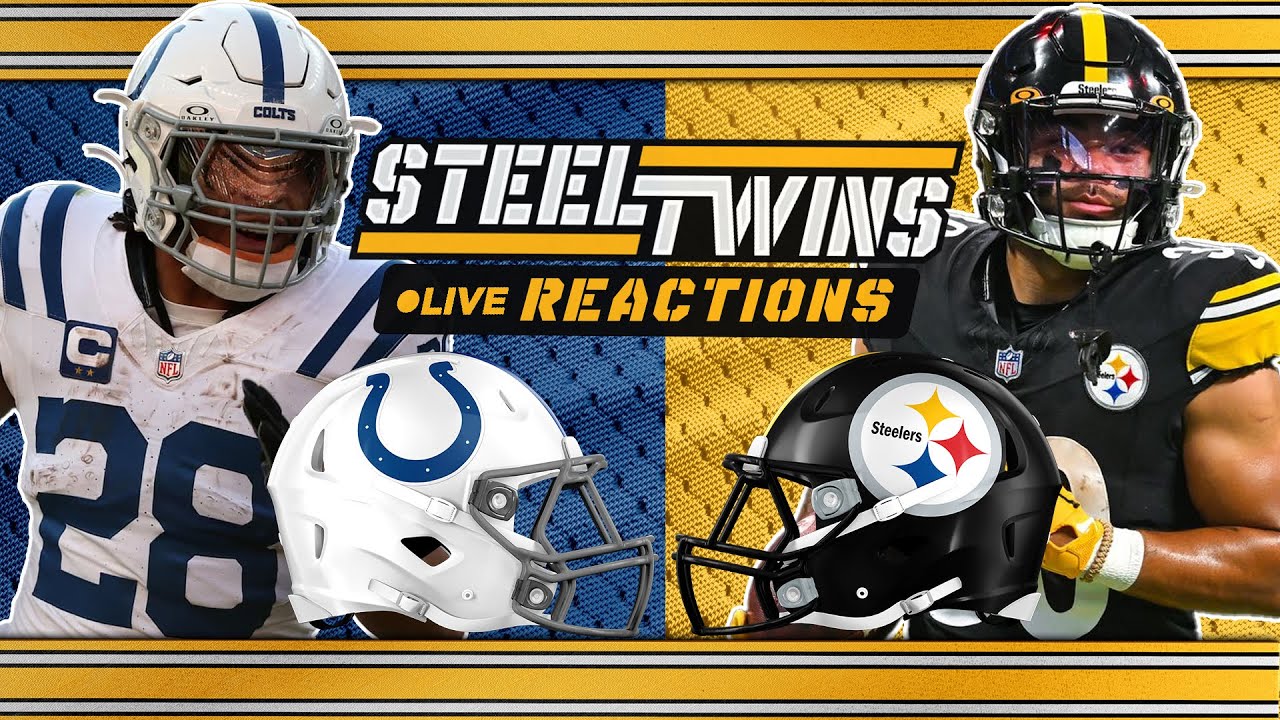 Live Reactions: Steelers vs Colts Week 9 β Can Pittsburgh Turn It Around? π