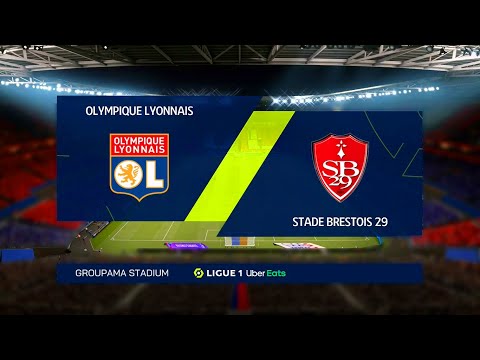 ✠Lyon vs Brest ✠| Ligue 1 (16/12/2020) | Fifa 21