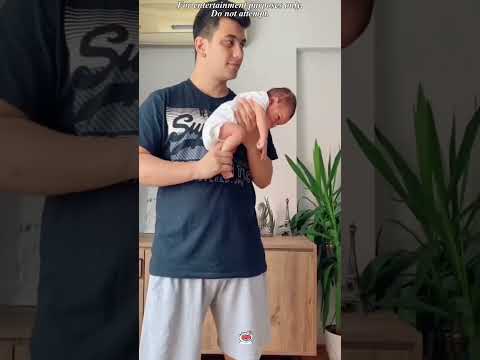 When a dad take care of baby🤣#baby #father #interesting #funny #game #family #fyp #usa #love