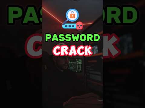 How Hackers REALLY Crack Passwords (It's NOT What You Think) 🤔 #cyberhack #cybersecurity #tech