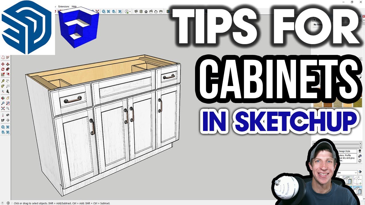 10 Tips to Model Cabinets Faster in SketchUp 🛠️