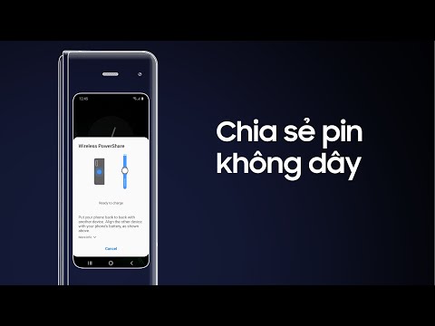 Galaxy Fold chia sẻ pin không dây ấn tượng