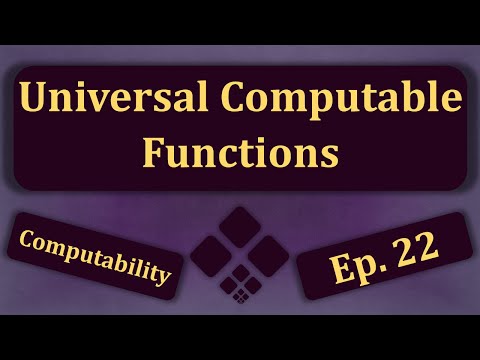 Universal Computable Functions