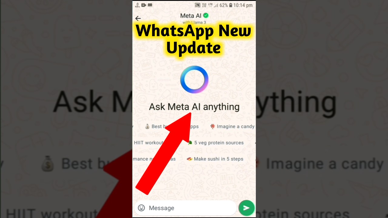 WhatsApp Meta Ai | How to Use Meta Ai in WhatsApp | WhatsApp New Update Meta ai Bangla
