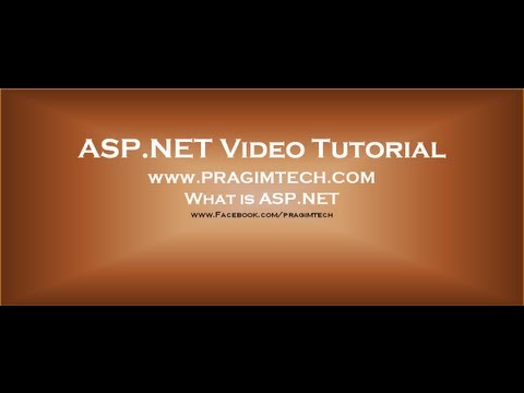ASP.NET Part 1: Introduction and Overview