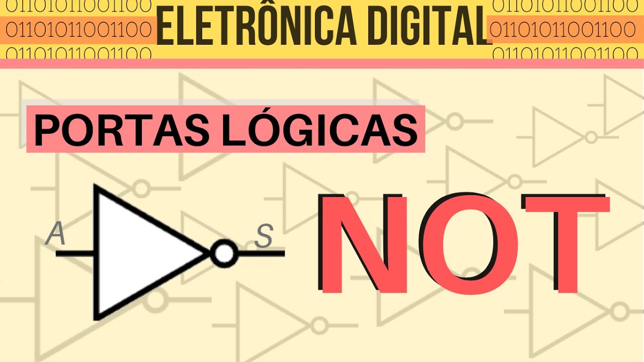 Porta NOT na Eletrônica Digital 🧠