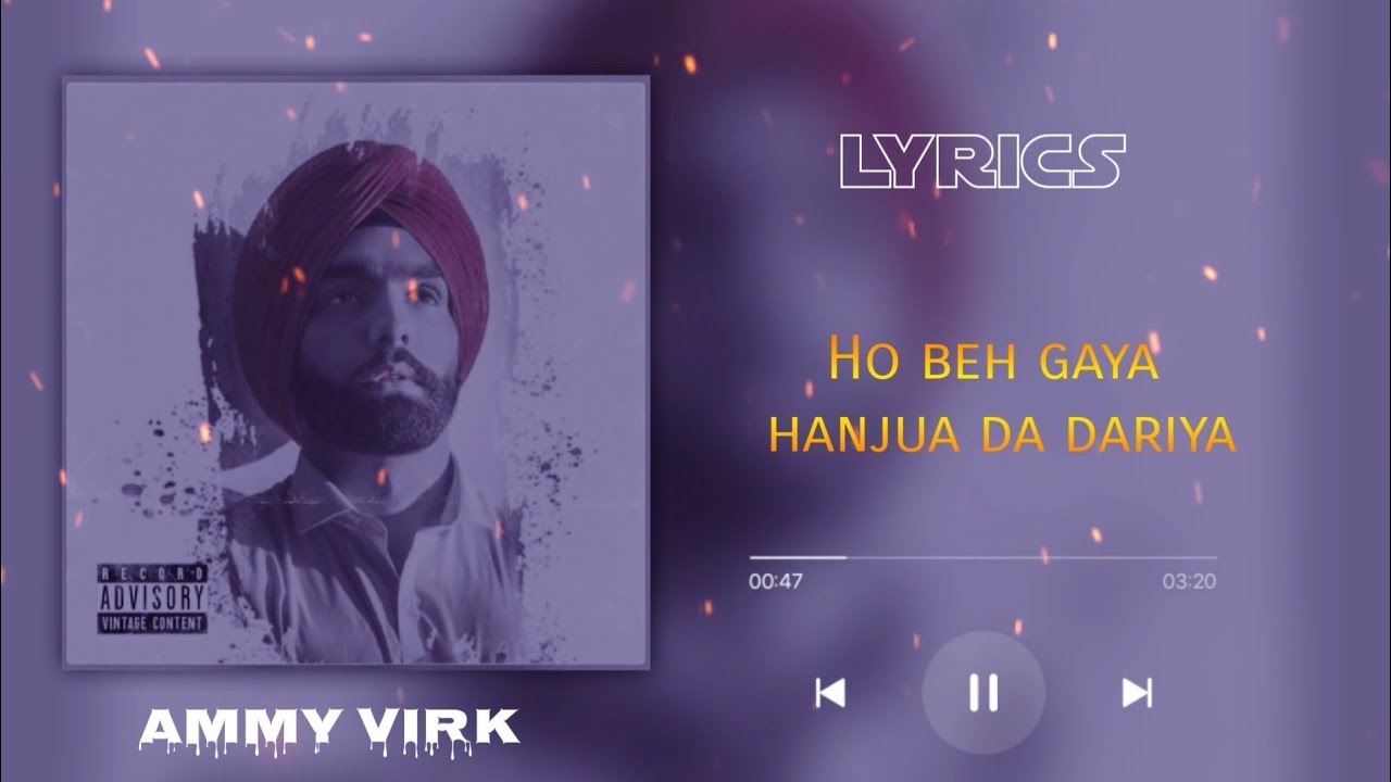 Tere Liye Ki Nai Karya Lyrics | Ammy Virk 🎶
