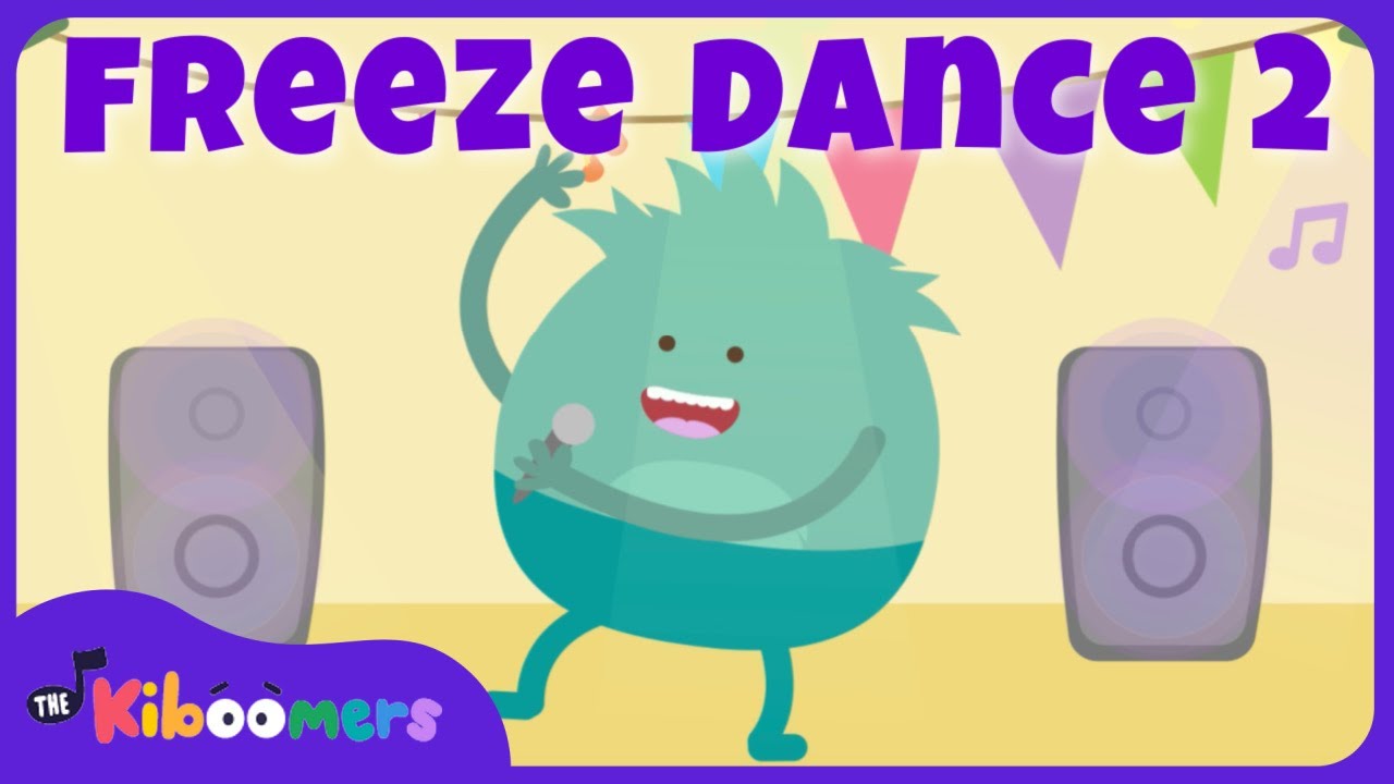 Freeze Dance Song 2 🎶 – Fun Preschool Circle Time Dance for Kids