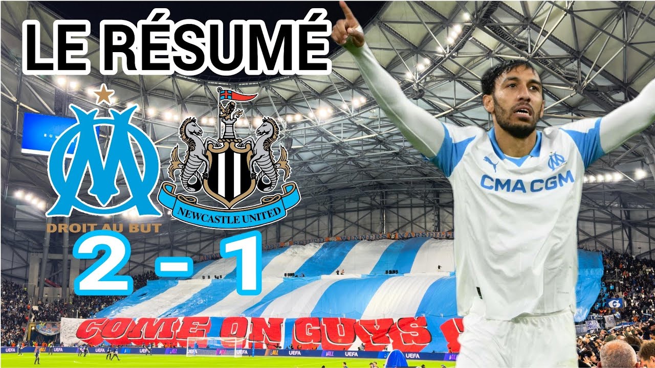 OM 2-1 Newcastle: Aubameyang's Historic Night ⚽