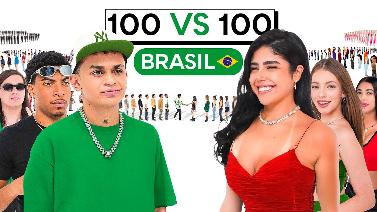 100 Hombres vs 100 Mujeres en Busca del Amor - Brasil