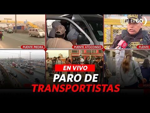 🔴 EN VIVO | PARO DE TRANSPORTISTAS HOY 04 DE NOVIEMBRE | América Noticias