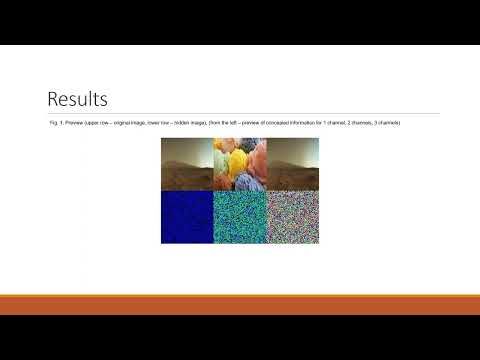 Steganography of Binary Information in Image Using Deep Learning Method
