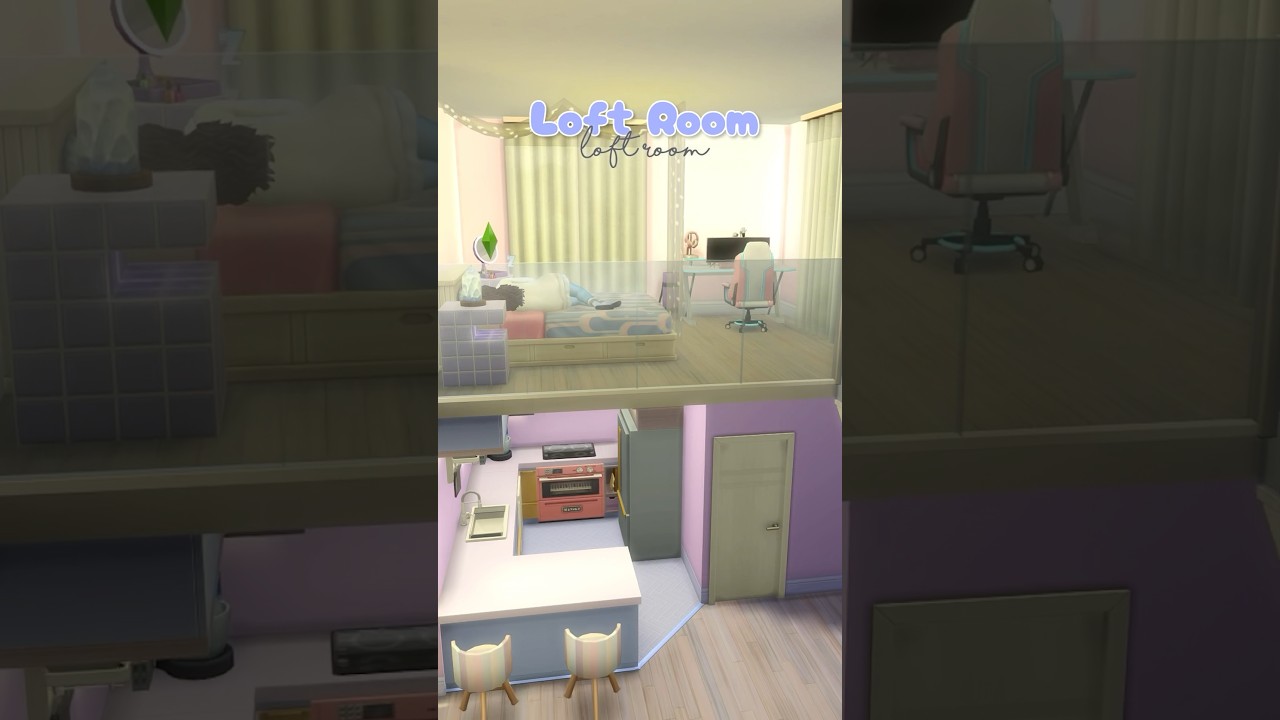 Ultimate Guide to Building Stylish Loft Rooms in Sims 4 🏠 | No CC Needed