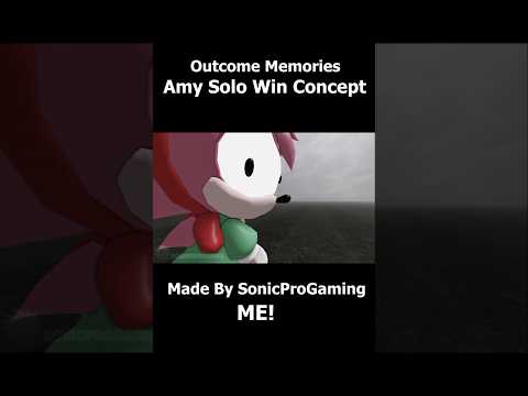 Amy Solo Win Concept ❤ | Outcome Memories Animation #outcomememories #sonicexe #roblox #memes
