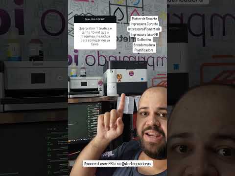 Montar uma Gráfica com R$15.000 #grafica