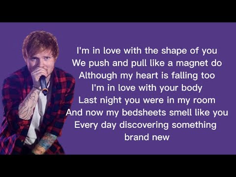 Ed Sheeran - Shape of You Lyrics 🎶