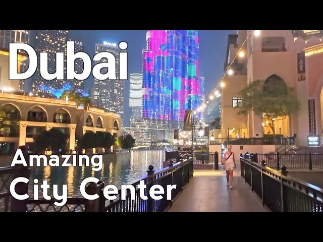Dubai Downtown 4K Walking Tour π¦πͺ
