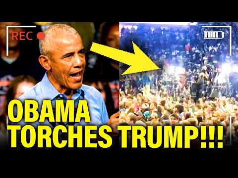 Obama BRINGS THE HOUSE DOWN in POWERFUL Virginia Speech