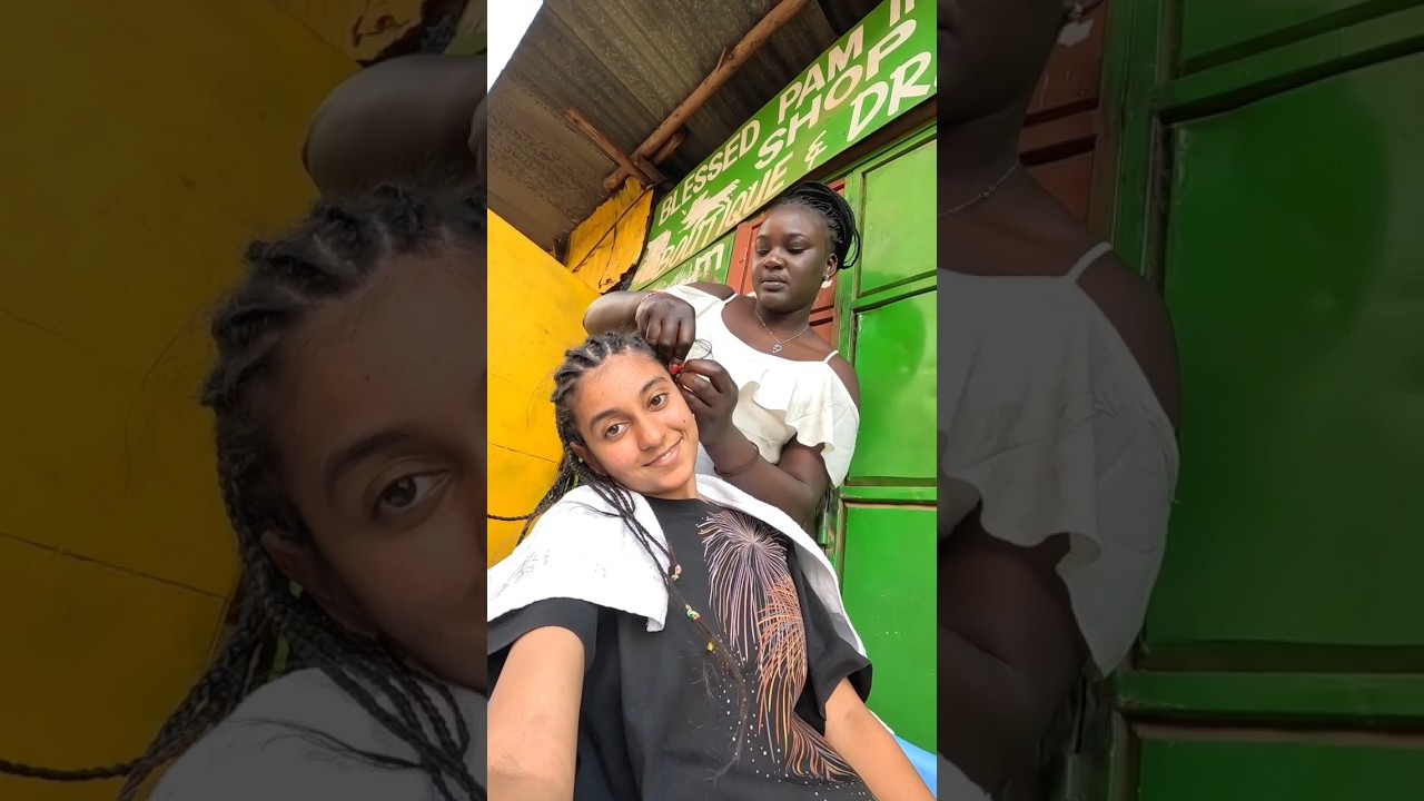 African Braids on Indian Hair 🇮🇳