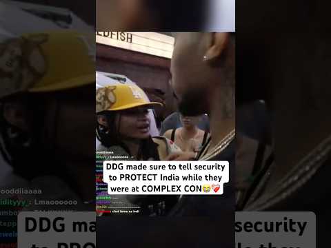 DDG made sure to tell security to PROTECT India😭❤️‍🩹 #ddg #ytshorts #fyp