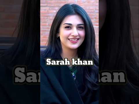Top 5 most popular Sarah ali khan serial drama| pakistani actress| pakistani serial| pakistani video