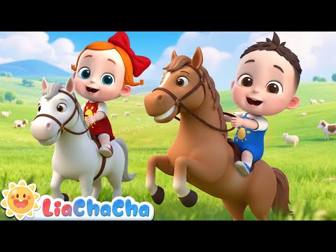 Baby Rides a Horse 🐎| EP207 | Family Fun Song for Babies | Nursery Rhymes & Kids Songs | LiaChaCha