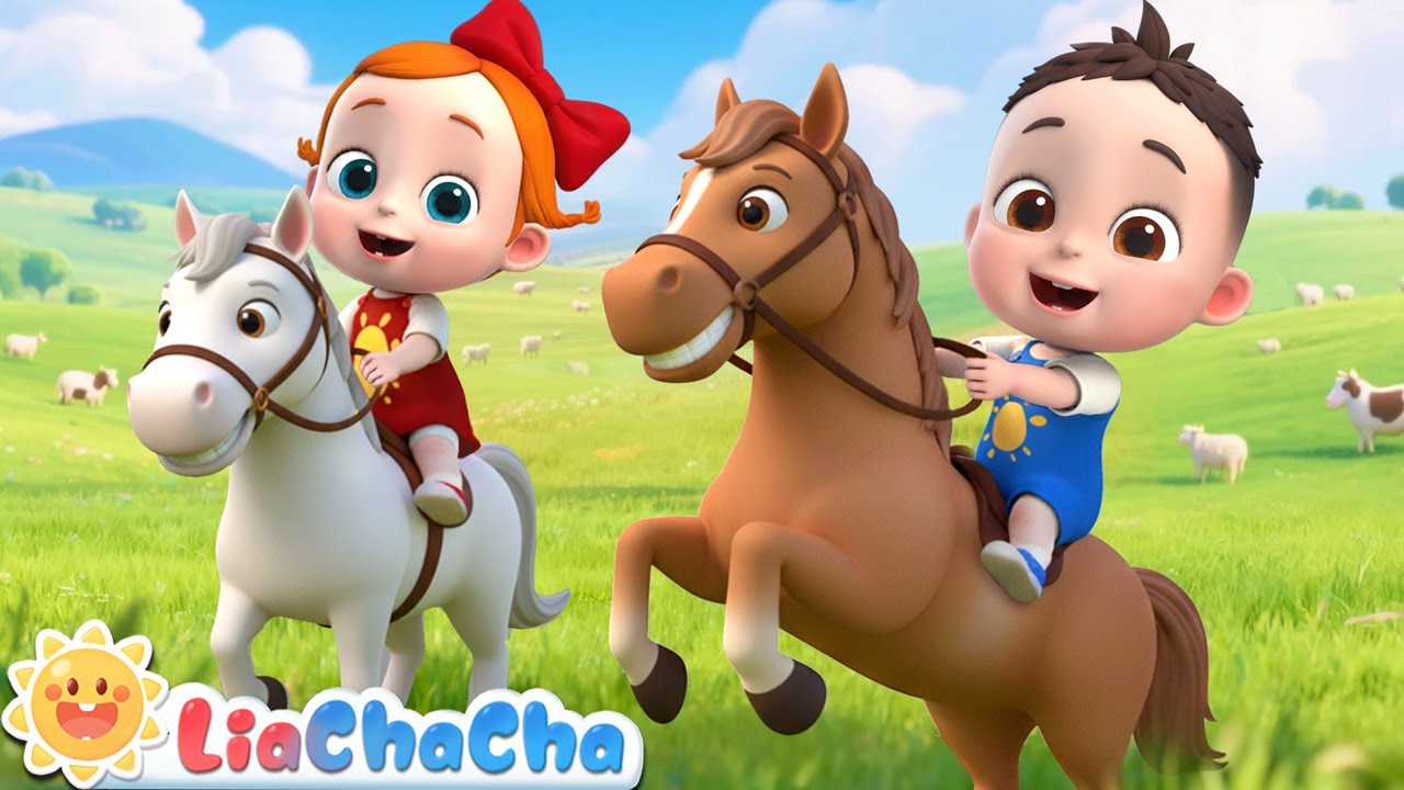 Baby's First Horse Ride 🐎 | Fun Family Nursery Rhymes & Kids Songs | LiaChaCha EP207