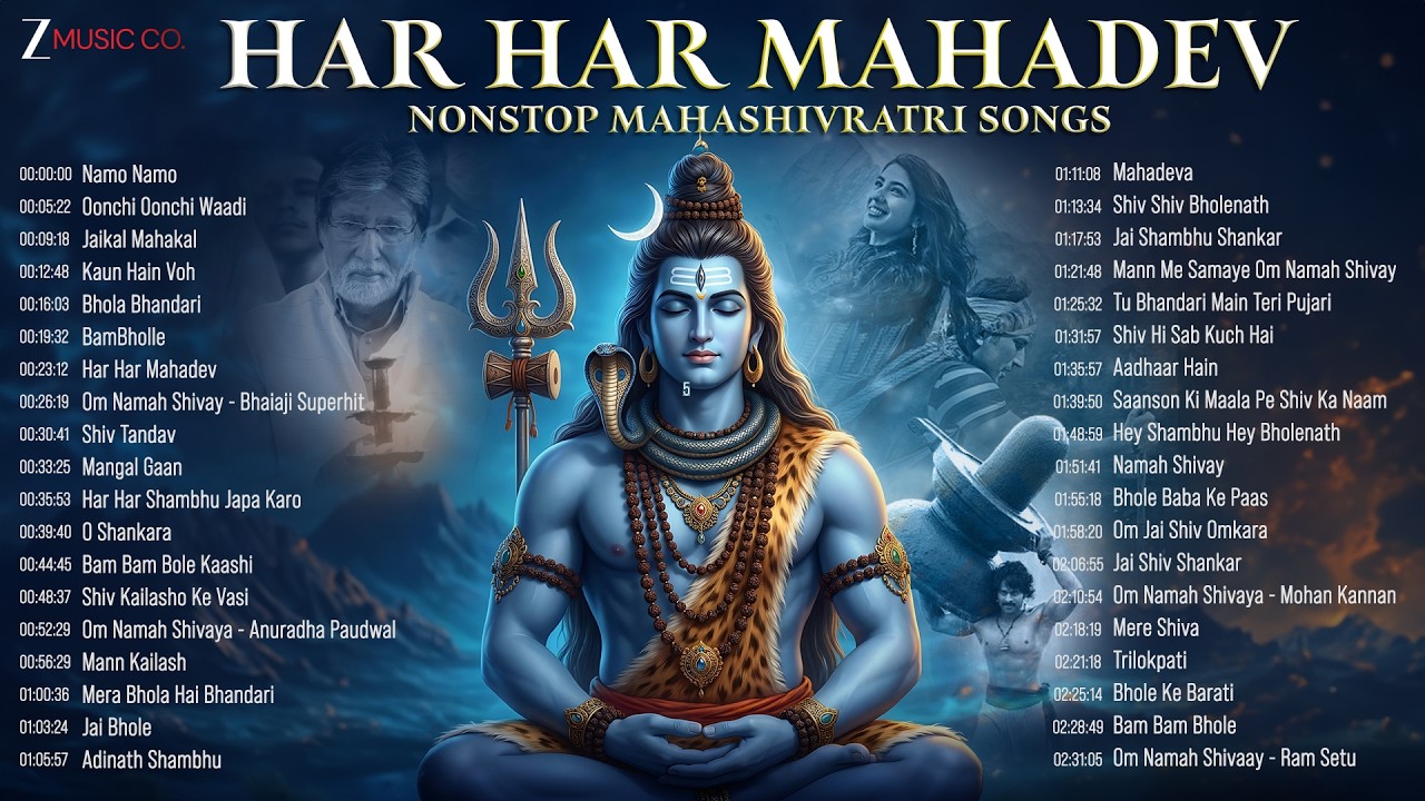 Har Har Mahadev 🔱 Nonstop Mahashivratri Songs | Namo Namo, BamBholle, Jaikal Mahakal, Kaun Hain Voh