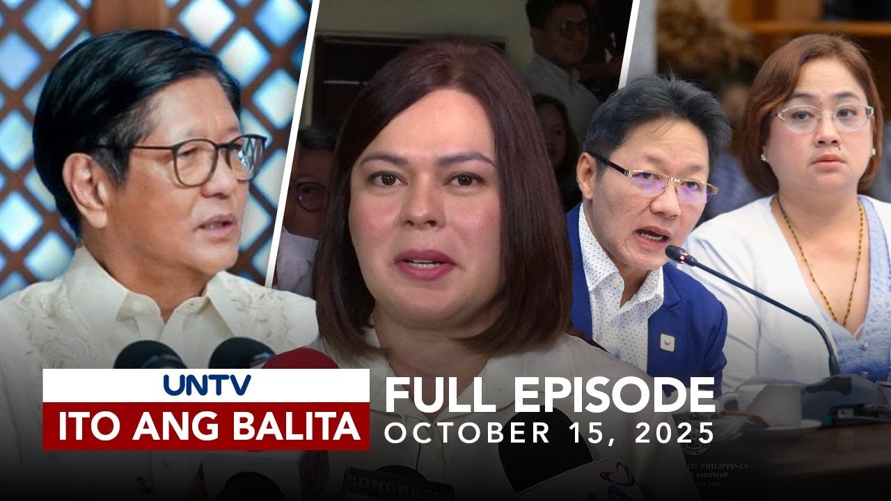 UNTV: PBBM, VP Duterte Trust Drops β Oct 15, 2025