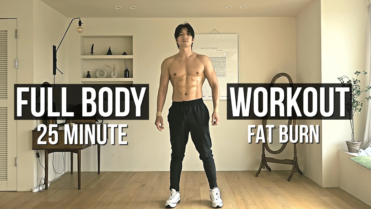 25-Min Full Body Home Workout (No Equipment)🔥
