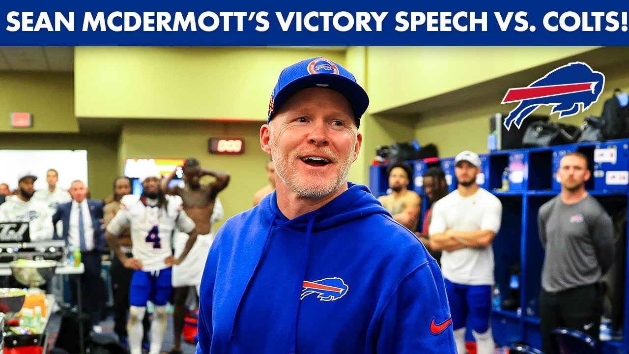 Sean McDermott's Win Speech vs. Colts ๐