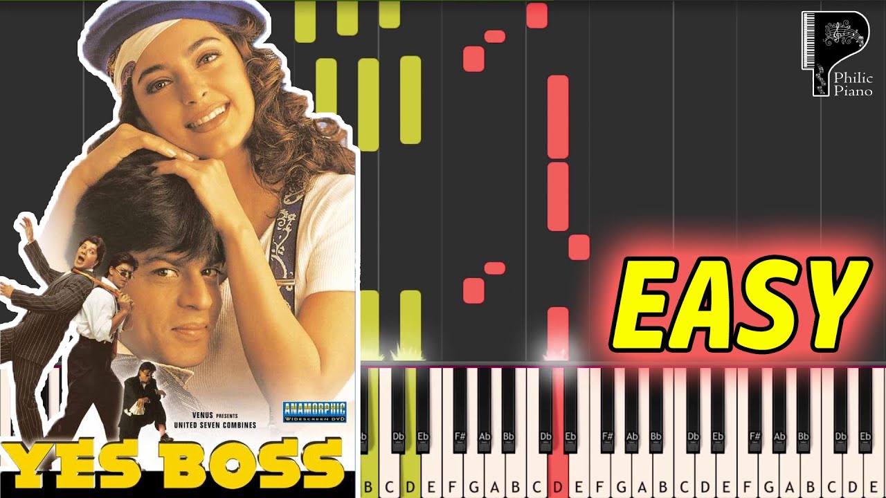 Chaand Taare Tod Lau - Yes Boss (1997) Piano Tutorial 🎹