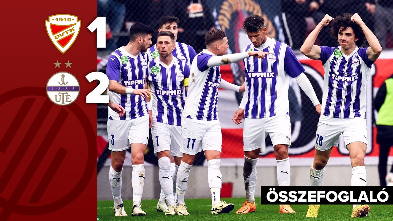 Diósgyőr–Újpest 1–2: Izgalmas mérkőzés összefoglaló ⚽