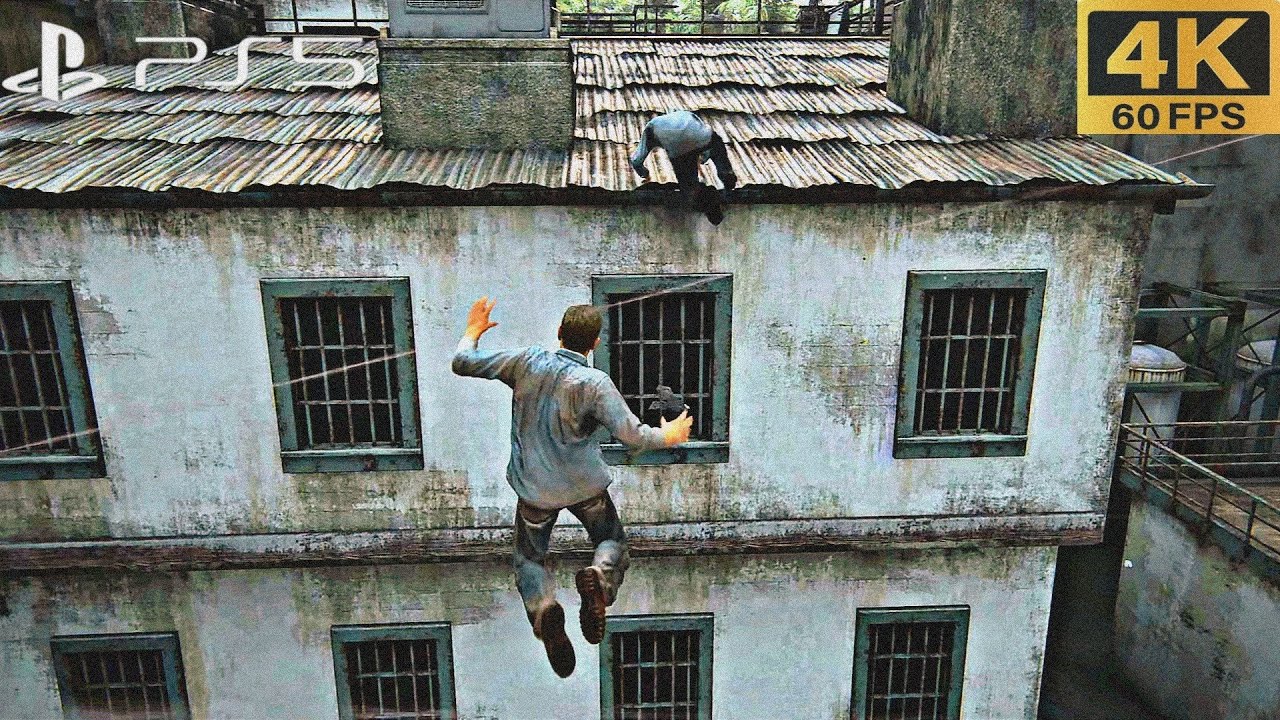 Uncharted 4 Prison Escape Scene on PS5 🎮