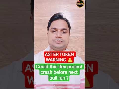 ASTER Token Warning? ⚠️ Could This DEX Project Crash Before Next Bull Run?