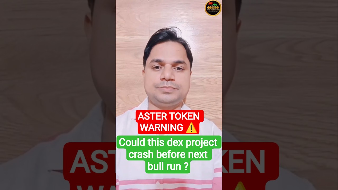 Is ASTER Token at Risk? ⚠️ Potential DEX Crash Before the Next Bull Run