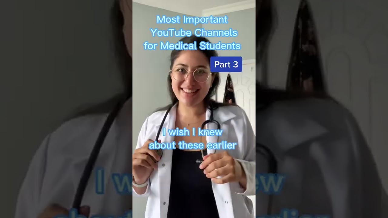 The most important youtube channels for medical students #shorts