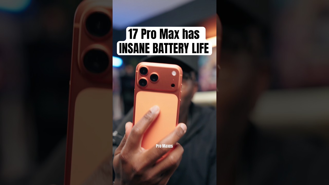 iPhone 17 Pro Max Battery Life Surprises 🔋
