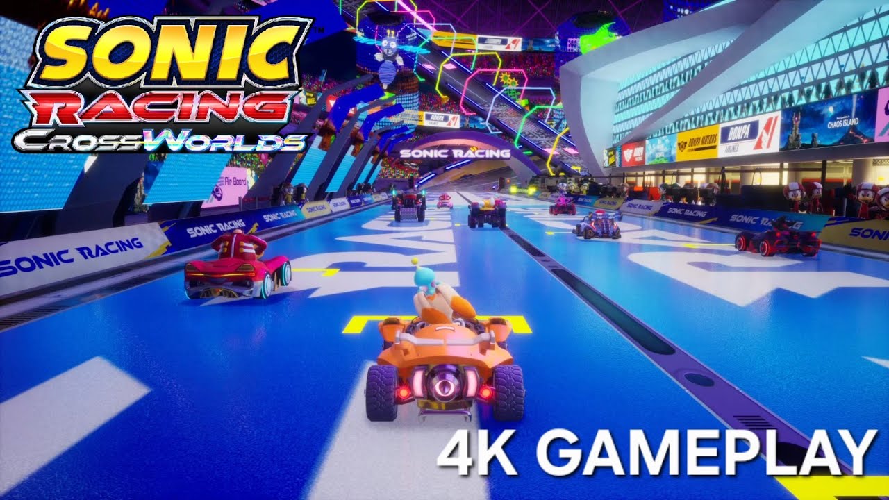 Sonic Racing: CrossWorlds Gameplay in 4K 60FPS 🚗