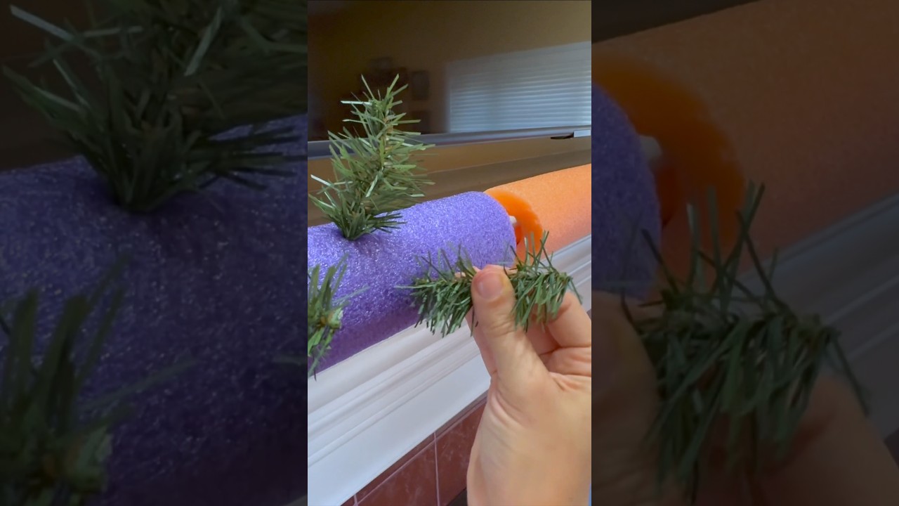 DIY Christmas Mantle Decor on a Budget 🎄